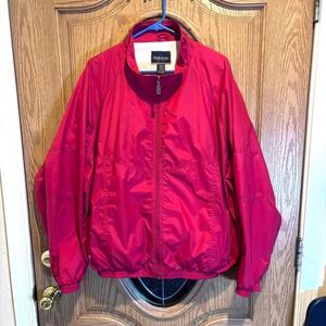 Holloway Men's Red Lightweight‎ Lined Jacket Windbreaker Activewear